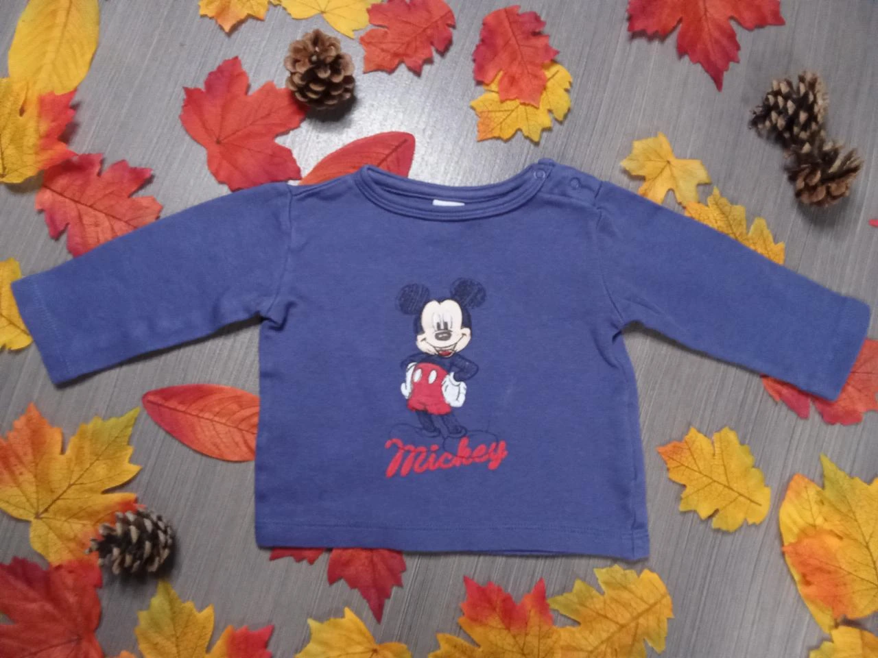 Conjunto de 3 peças Mickey Disney 6 meses – photo 3